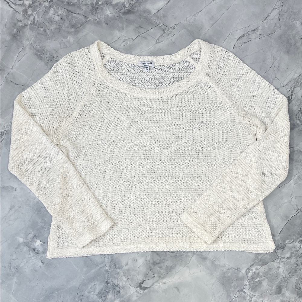 Splendid Cream Knit Sweater